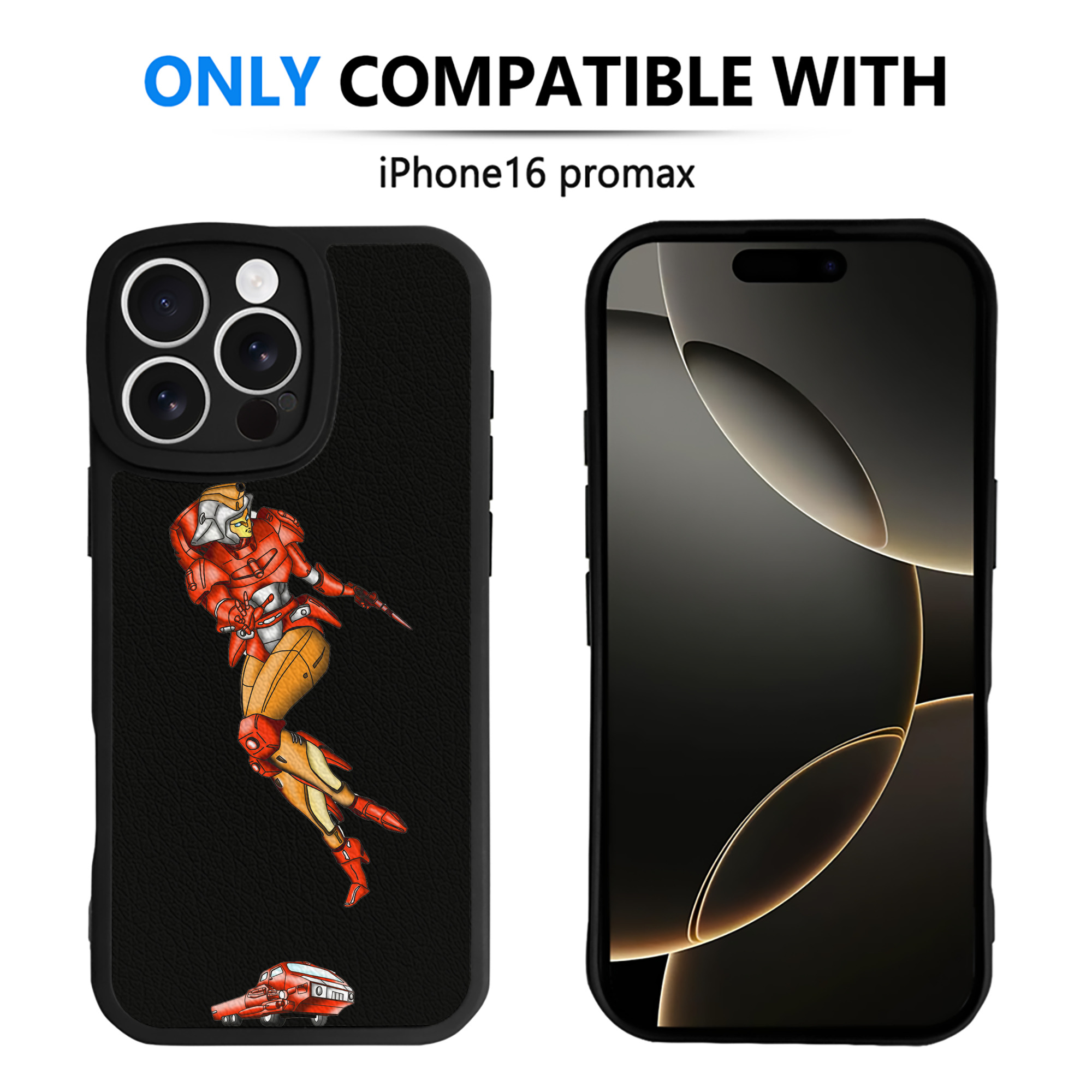 （画像用）  【iPhone 16シリーズ対応】シリコンスマホケース（レザー調） 材質：シリコン